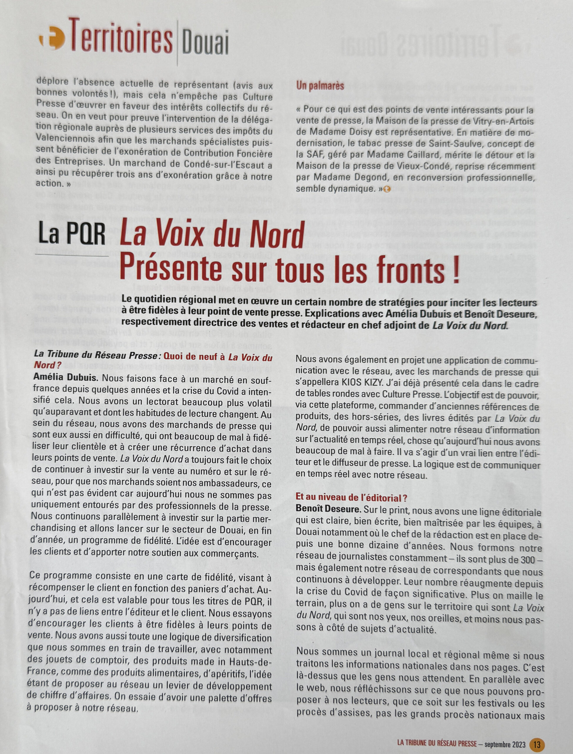 actualité meuclet article Le dépôt de presse de Douai, une affaire de famille qui résiste au temps